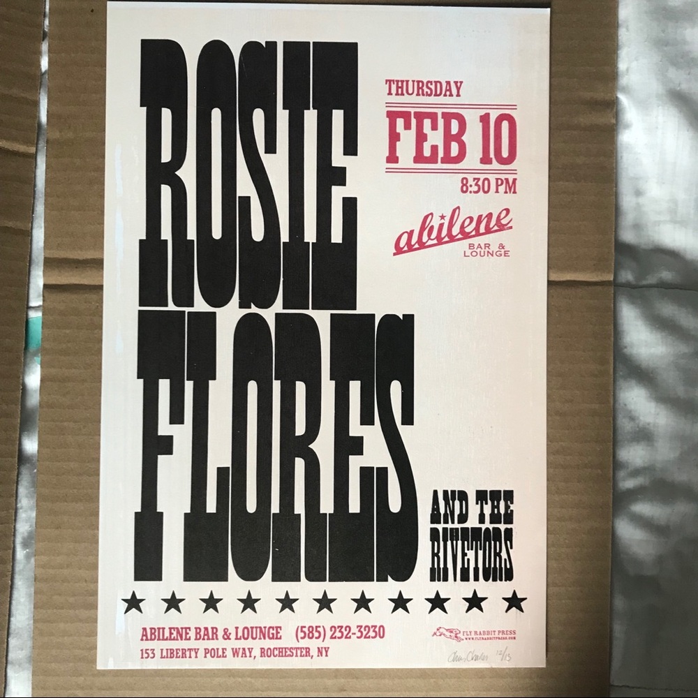 Rosie Flores and the Rivetors Event Poster